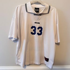 Kelme futbol white jersey